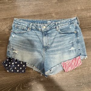 American flag shorts